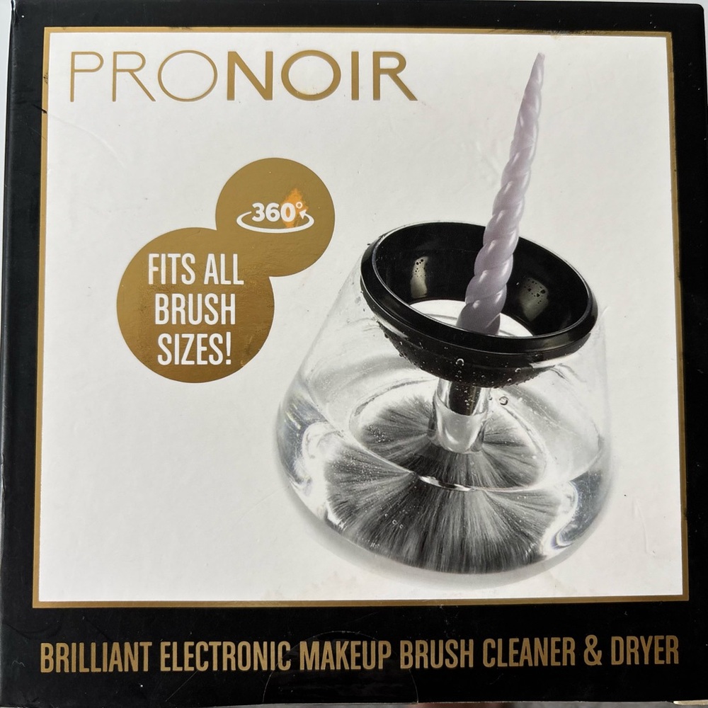 Electronic Makeup Brush Cleaner & Dryer - Black